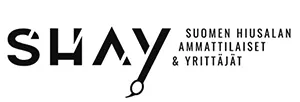 SHAY Suomen Hiusalan ammattilaiset & yrittäjät logo.