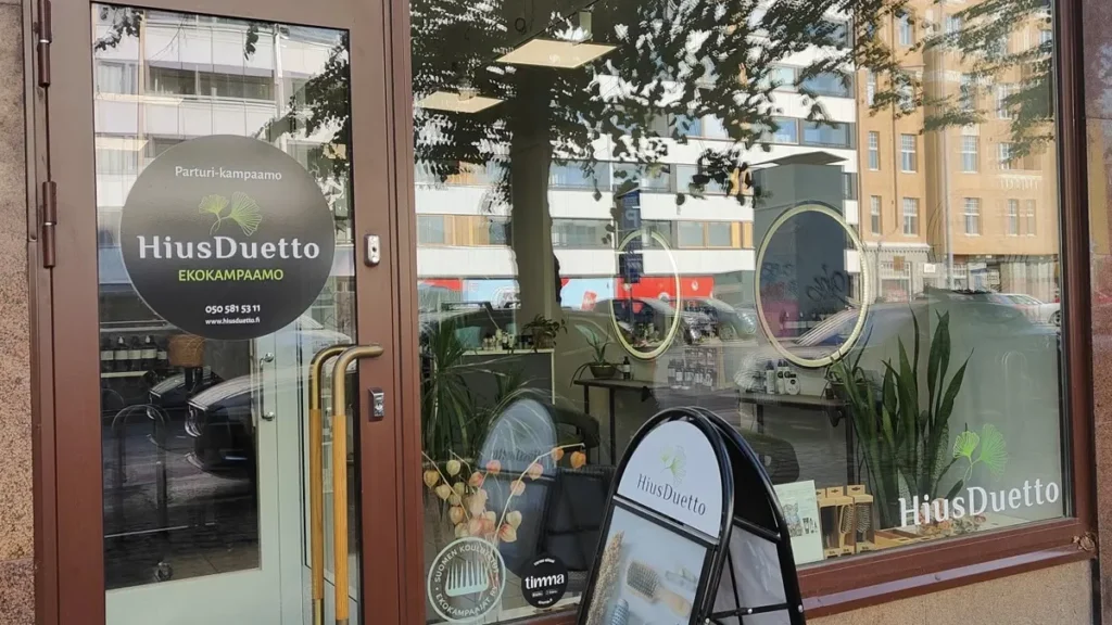 Parturi kampaamo Hiusduetto, Hakaniemi.