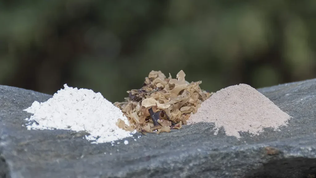 Savihoito hiuksille, ainekset.