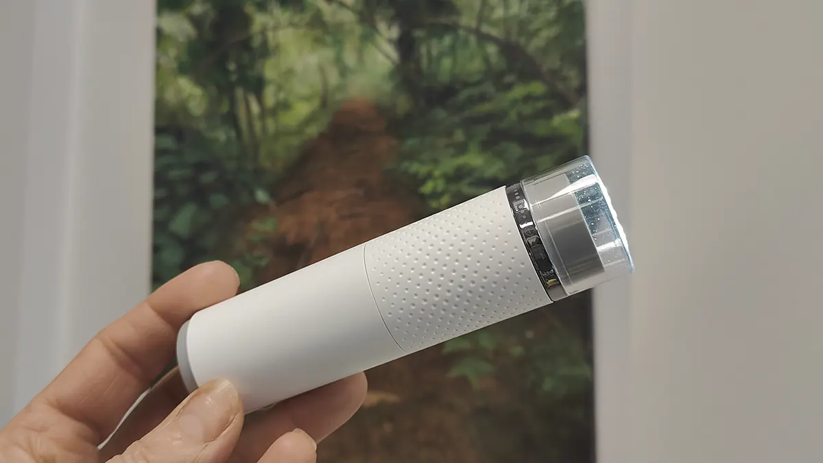 Hiusten ja hiuspohja analyysin mikrokamera.